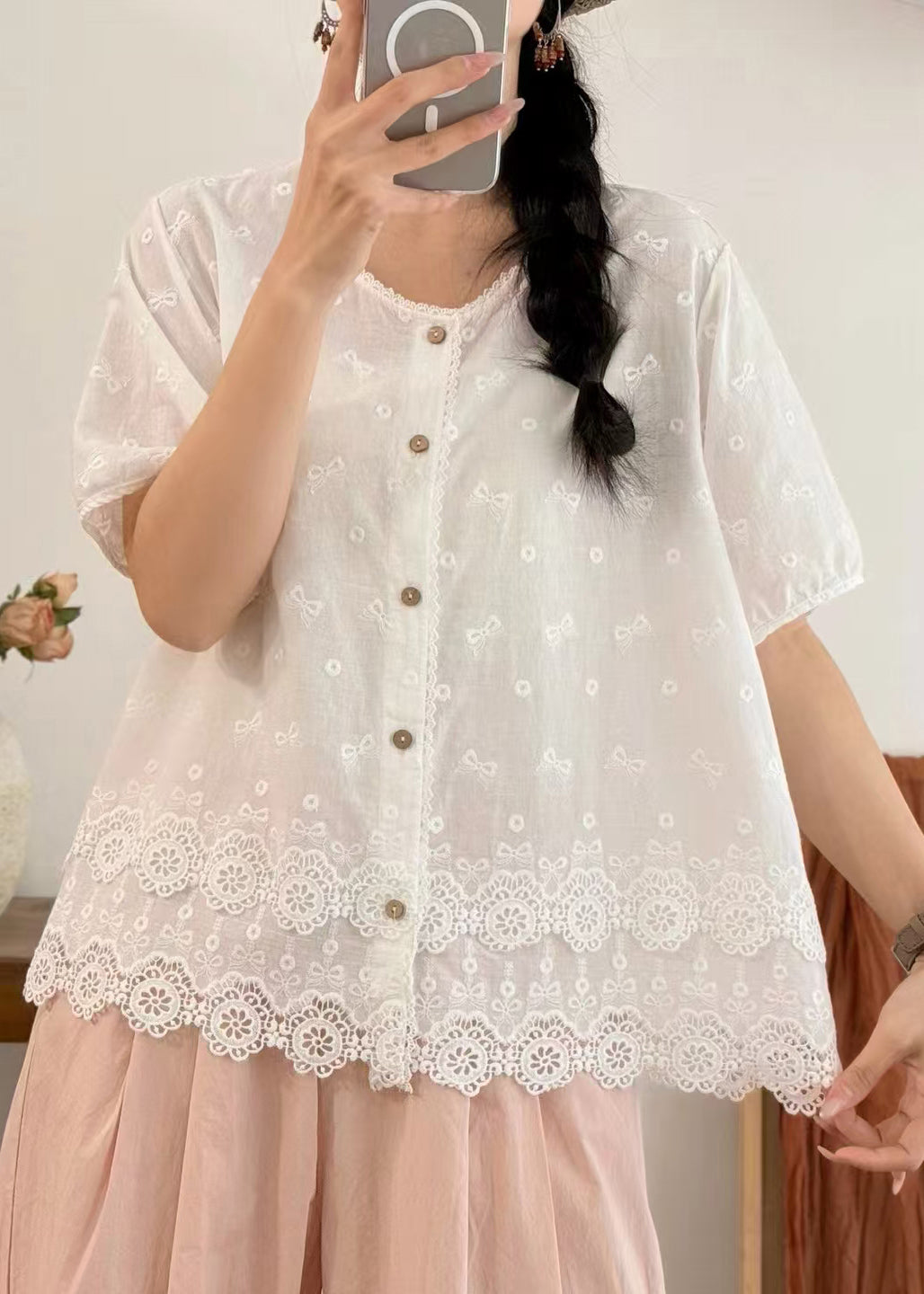 Vintage Inspired Blouse with a Contemporary Edge