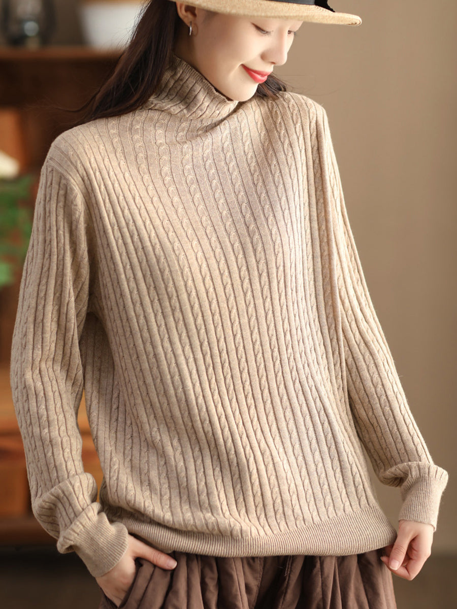 Classic Vintage Sweater with a Flattering Fit