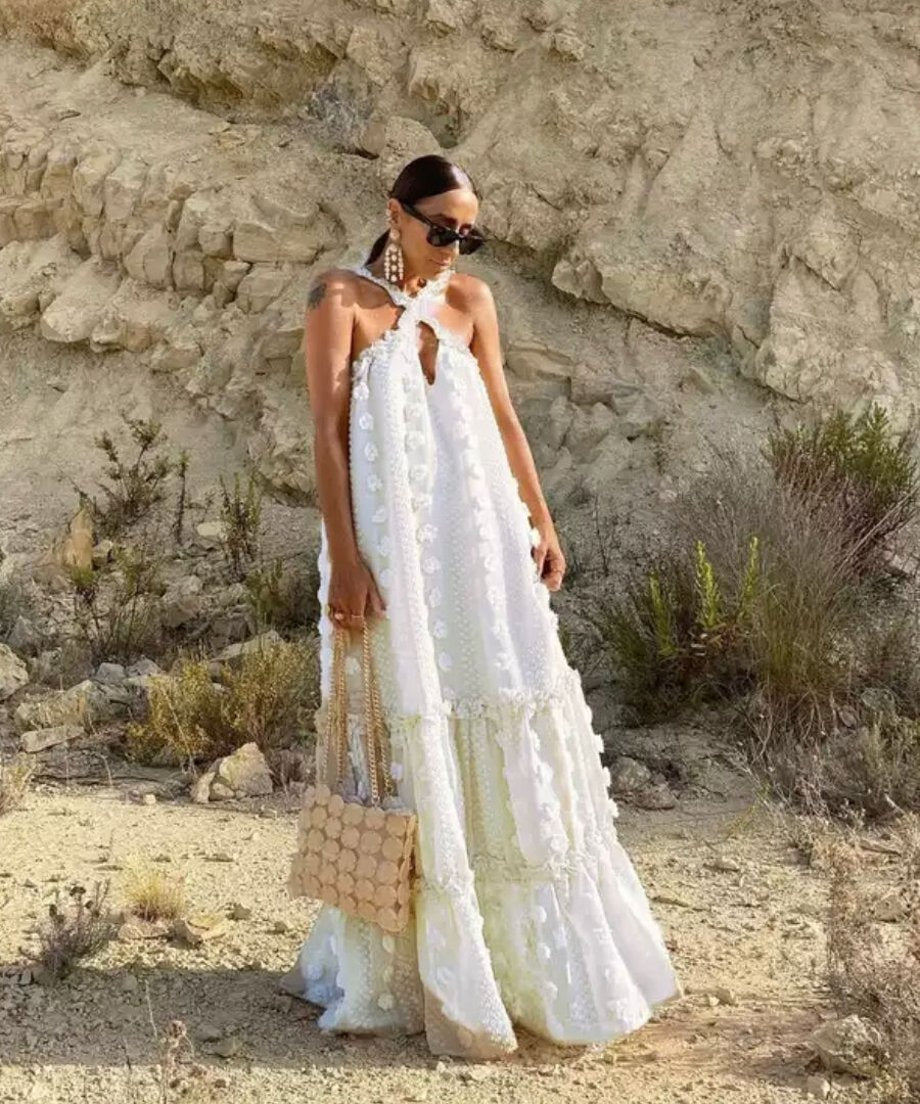 A Vintage Style Dress with Delicate Timeless Details