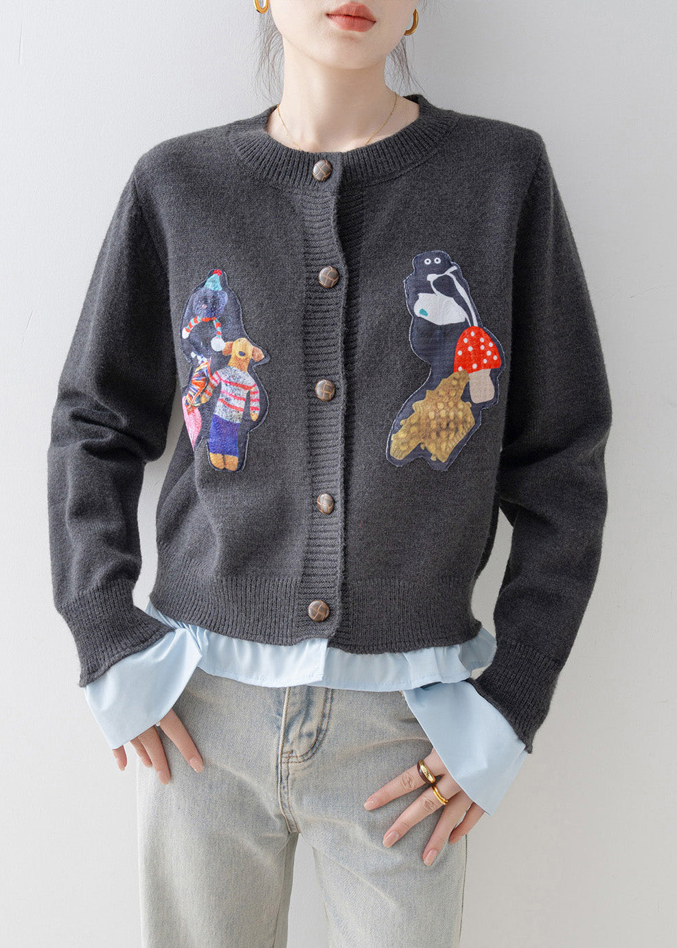 Classic Vintage Cardigan with a Flattering Fit