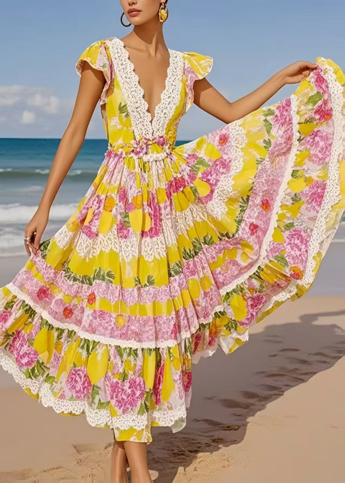 Classic Vintage Dress with a Flattering Fit