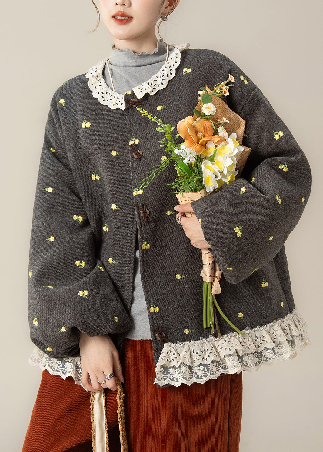Classic Vintage Coat with a Flattering Fit