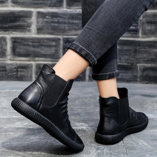 Classic Orthopedic Boots with Timeless Style