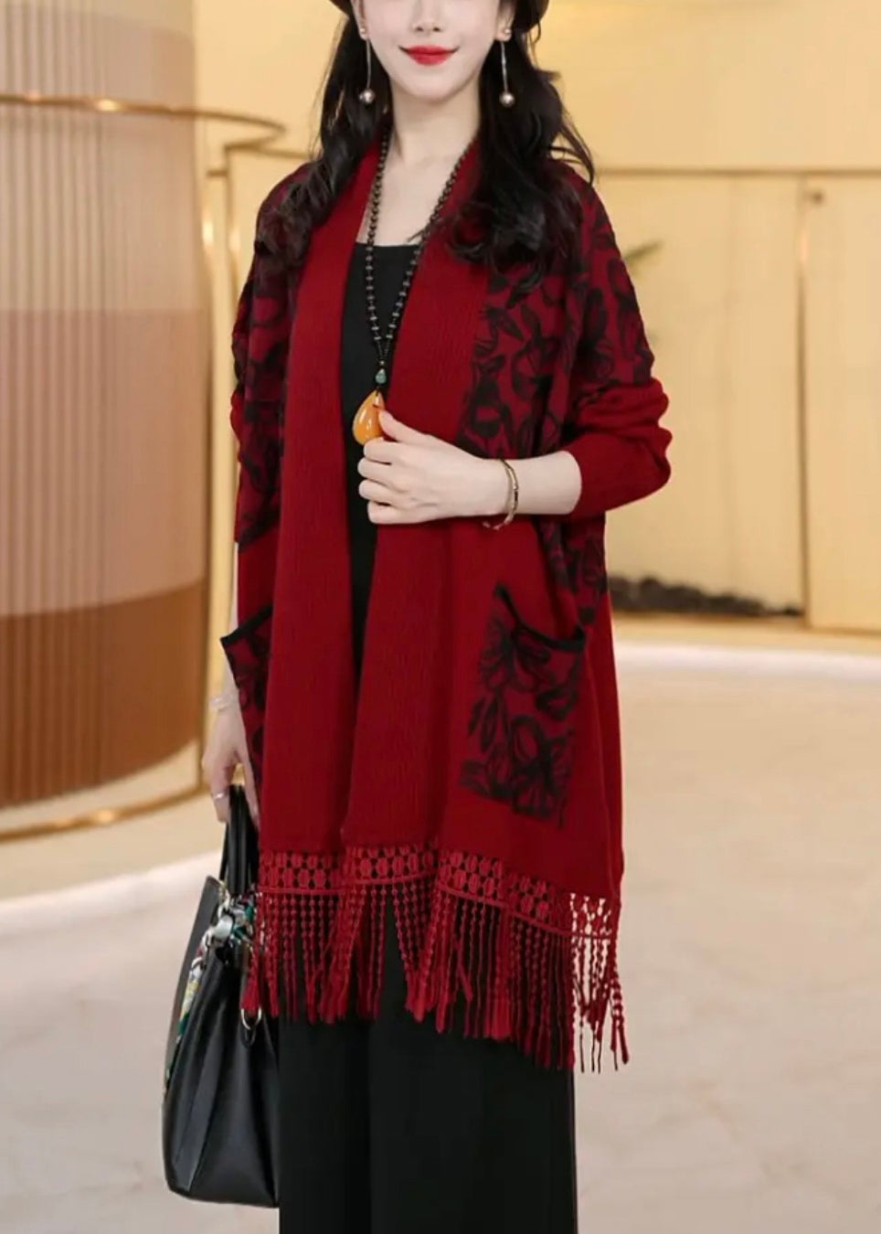 A Vintage Style Cardigan with Delicate Timeless Details