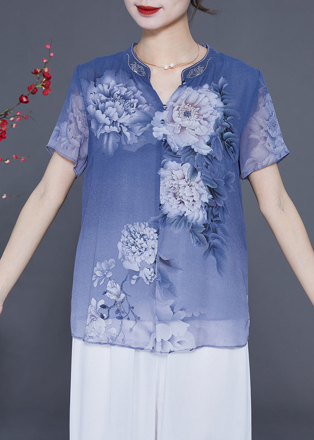 A Vintage Style Blouse with Delicate Timeless Details