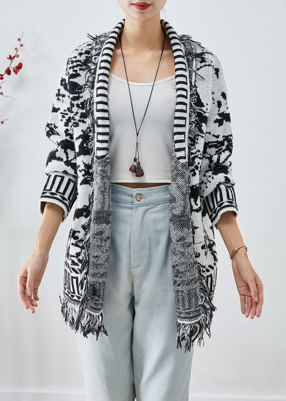 Classic Vintage Cardigan with a Flattering Fit