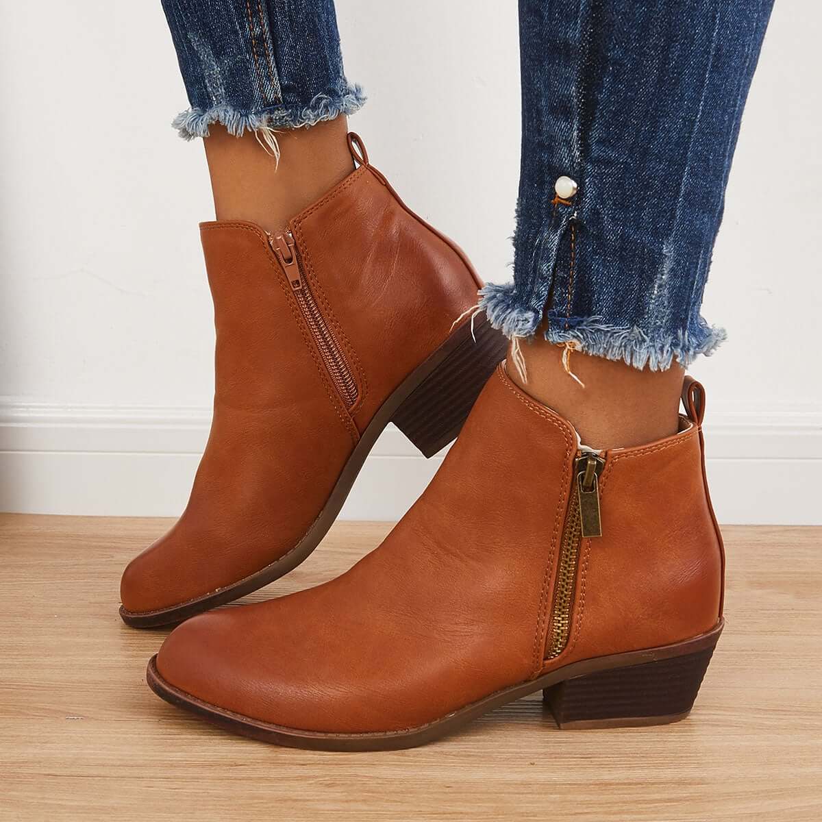 Chic Orthopedic Boots with Unique Design
