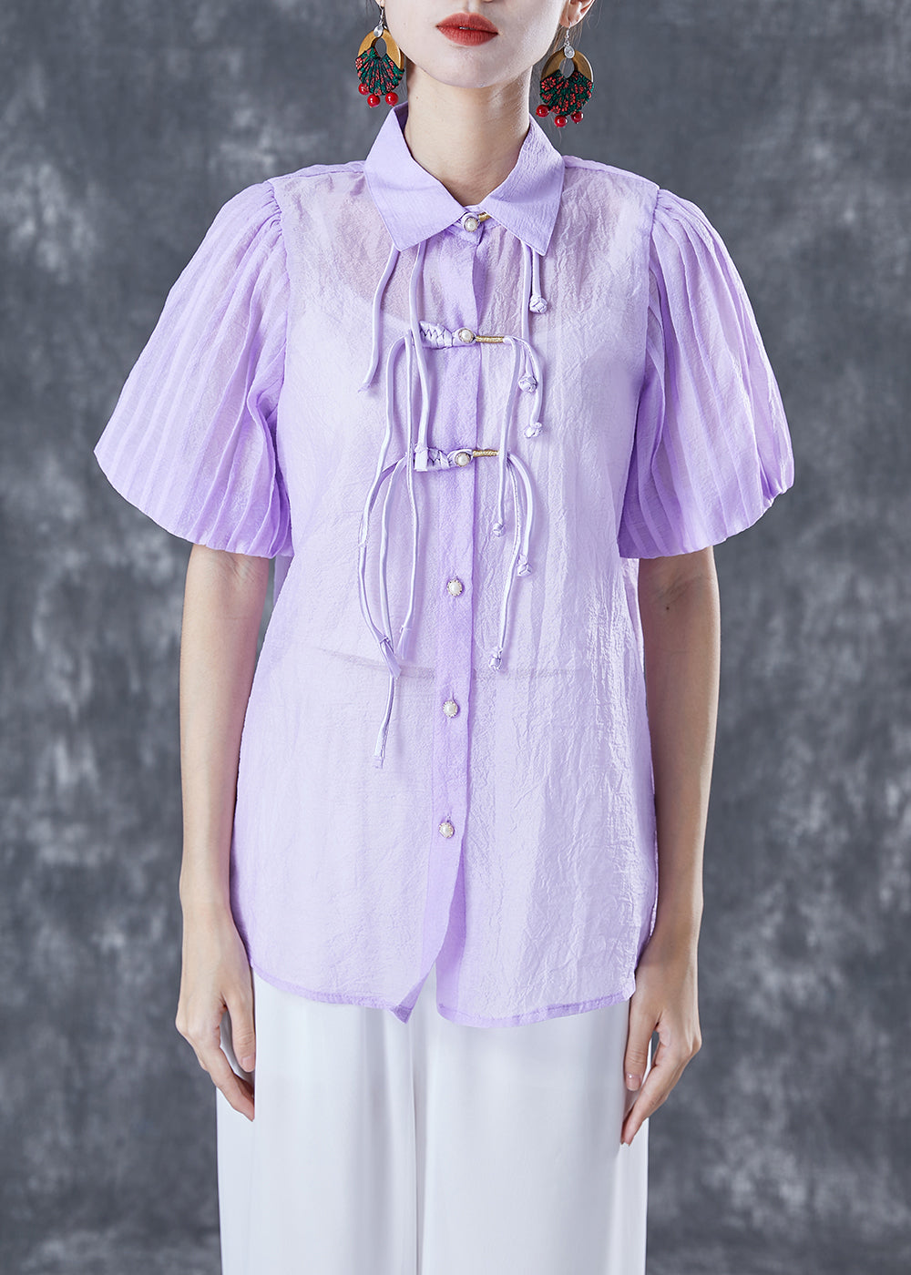 A Vintage Style Blouse with Delicate Timeless Details
