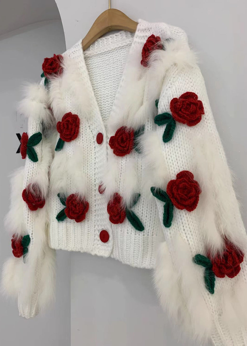 A Vintage Style Cardigan with Delicate Timeless Details