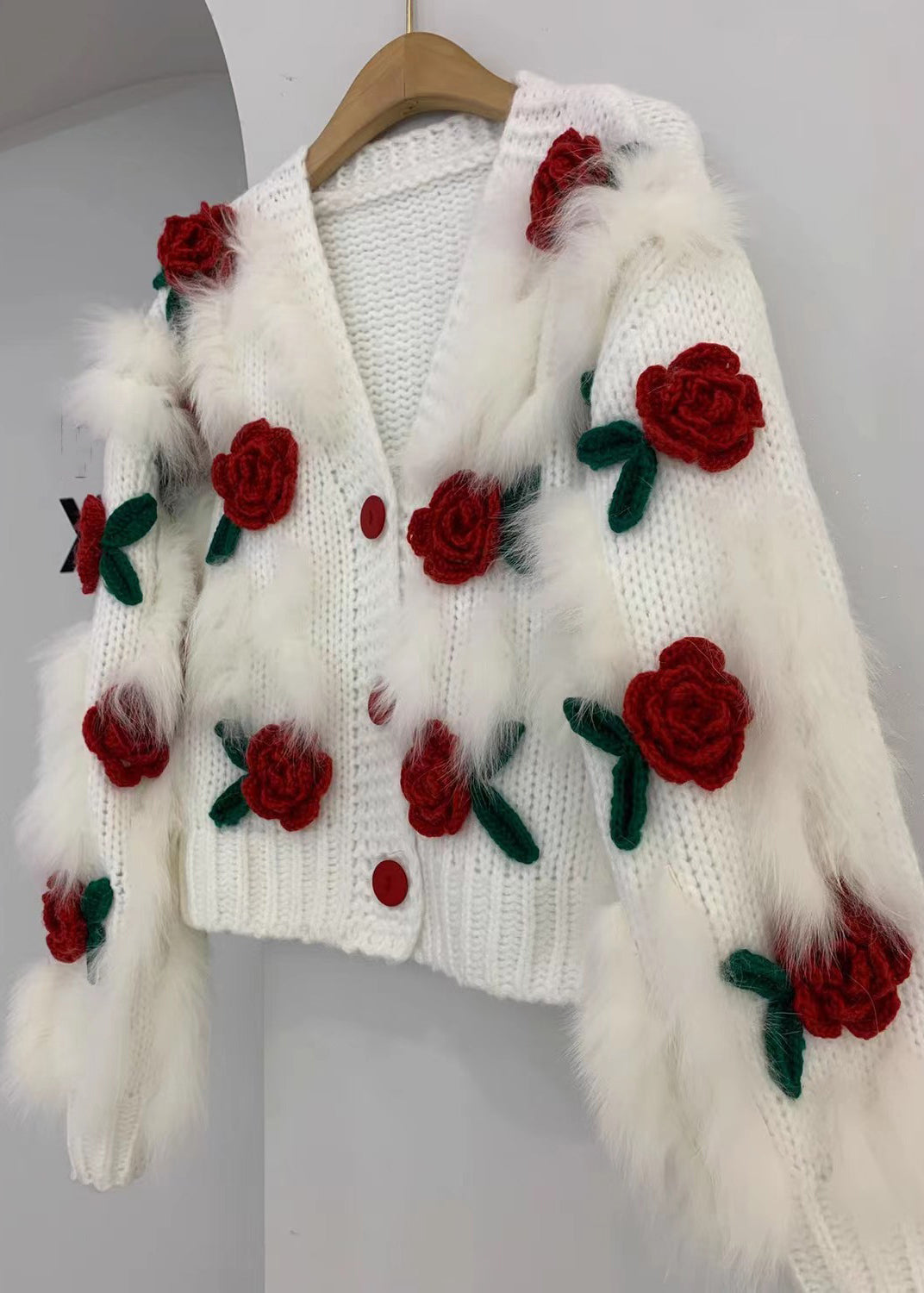 A Vintage Style Cardigan with Delicate Timeless Details