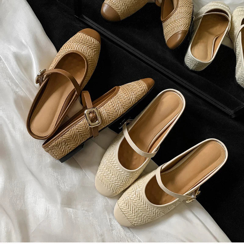 Vintage Inspired Orthopedic Flats