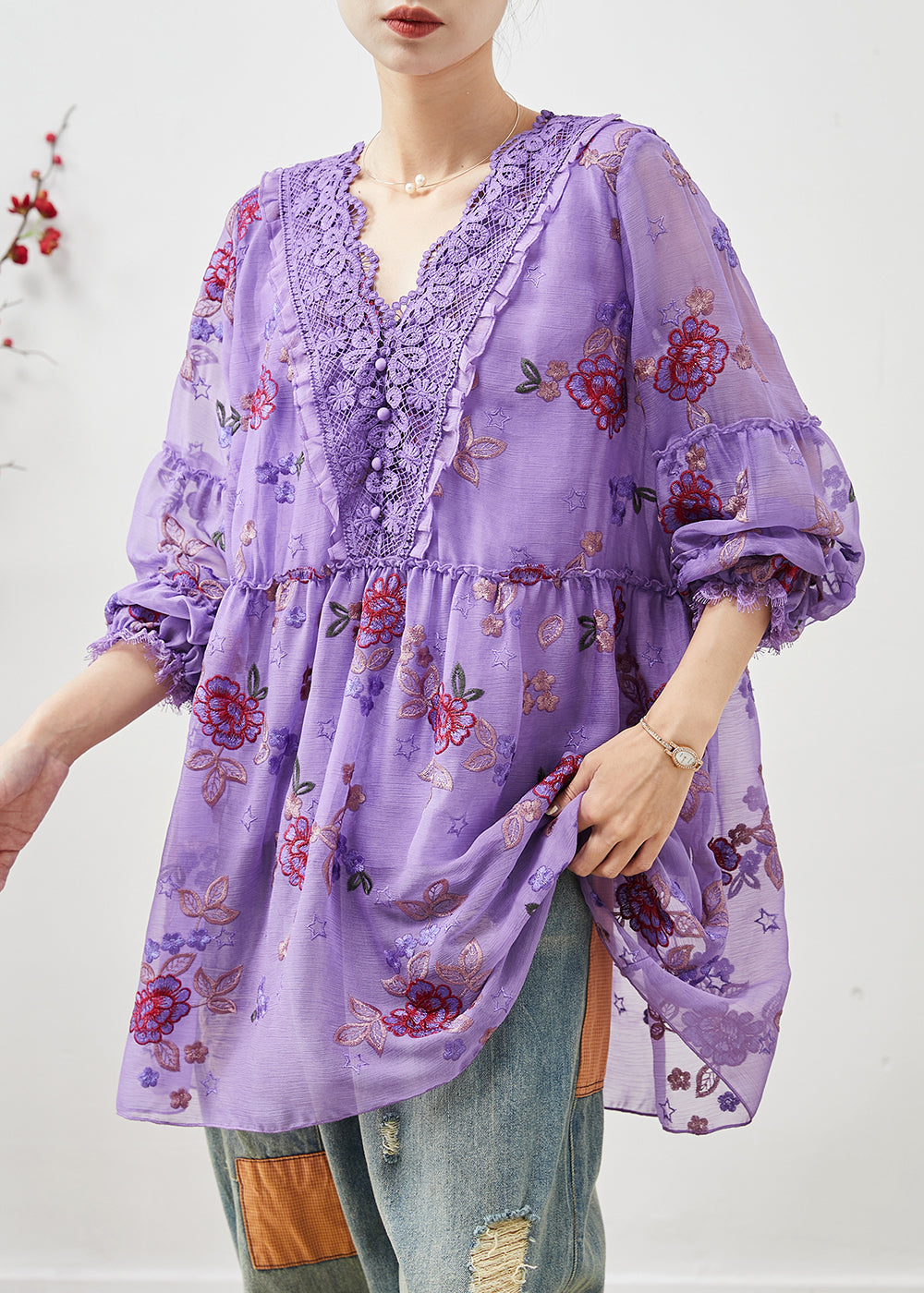 Classic Vintage Top with a Flattering Fit