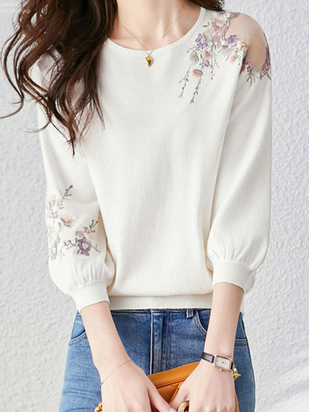 Vintage Inspired Pullover with a Contemporary Edge