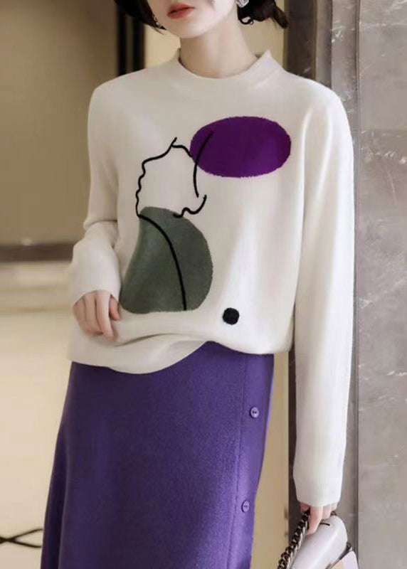 A Vintage Style Sweater with Delicate Timeless Details