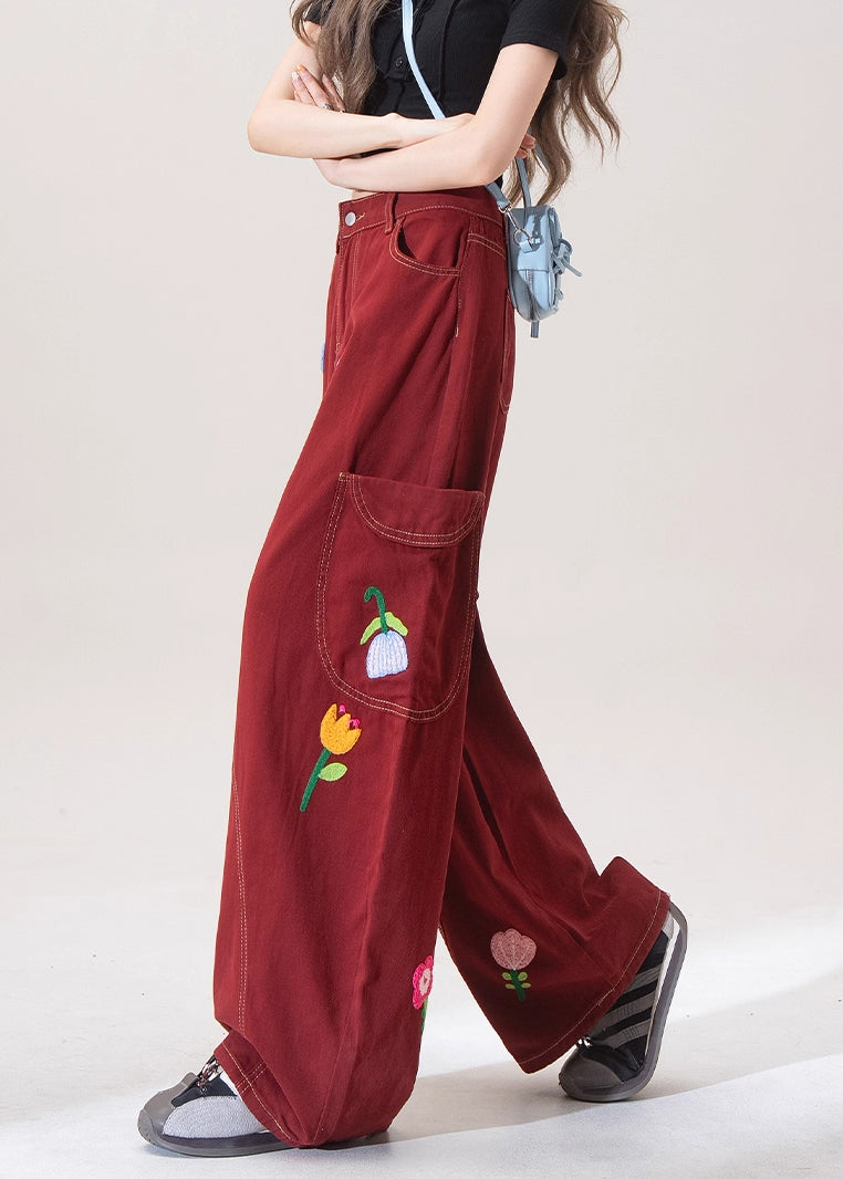 A Vintage Style Pants with Delicate Timeless Details