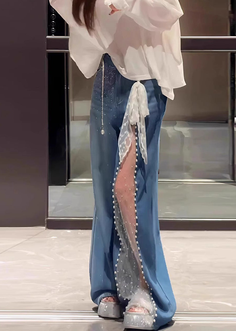 A Vintage Style Pants with Delicate Timeless Details