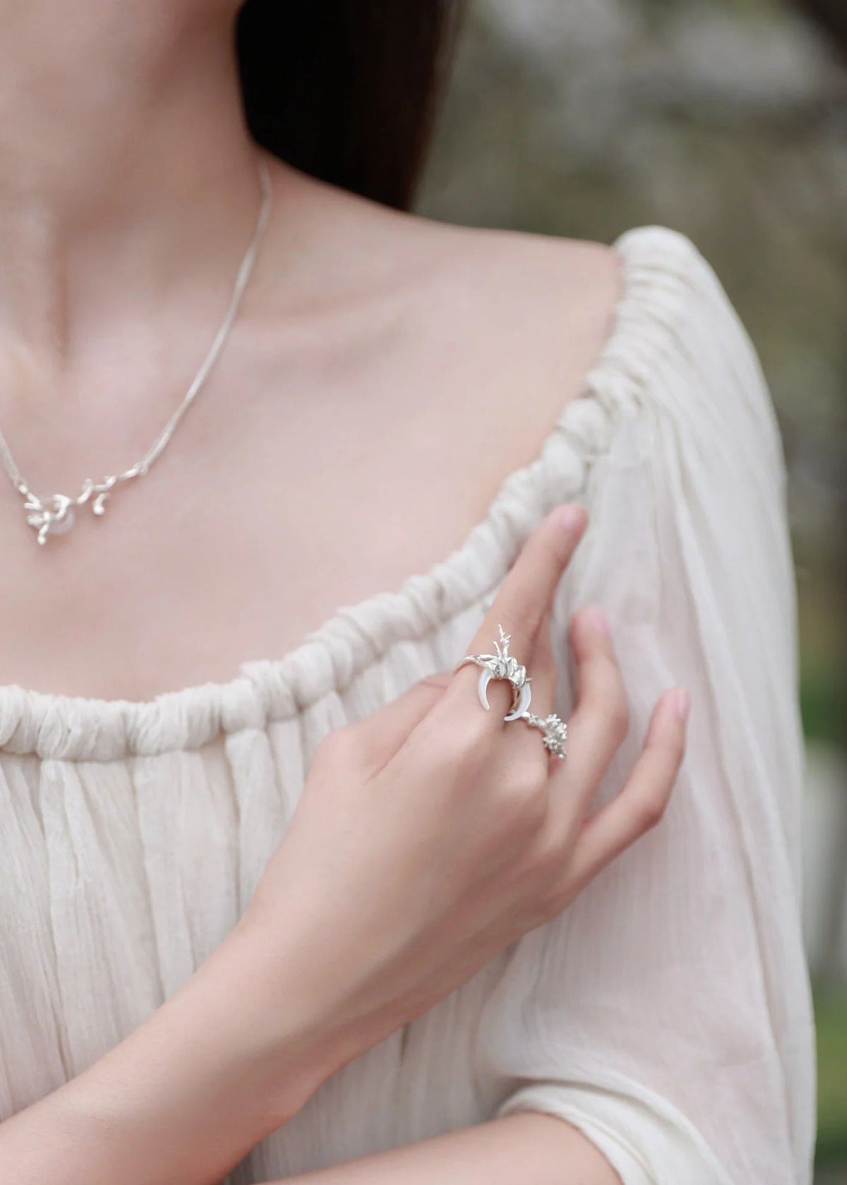 A Vintage Style Dress with Delicate Timeless Details