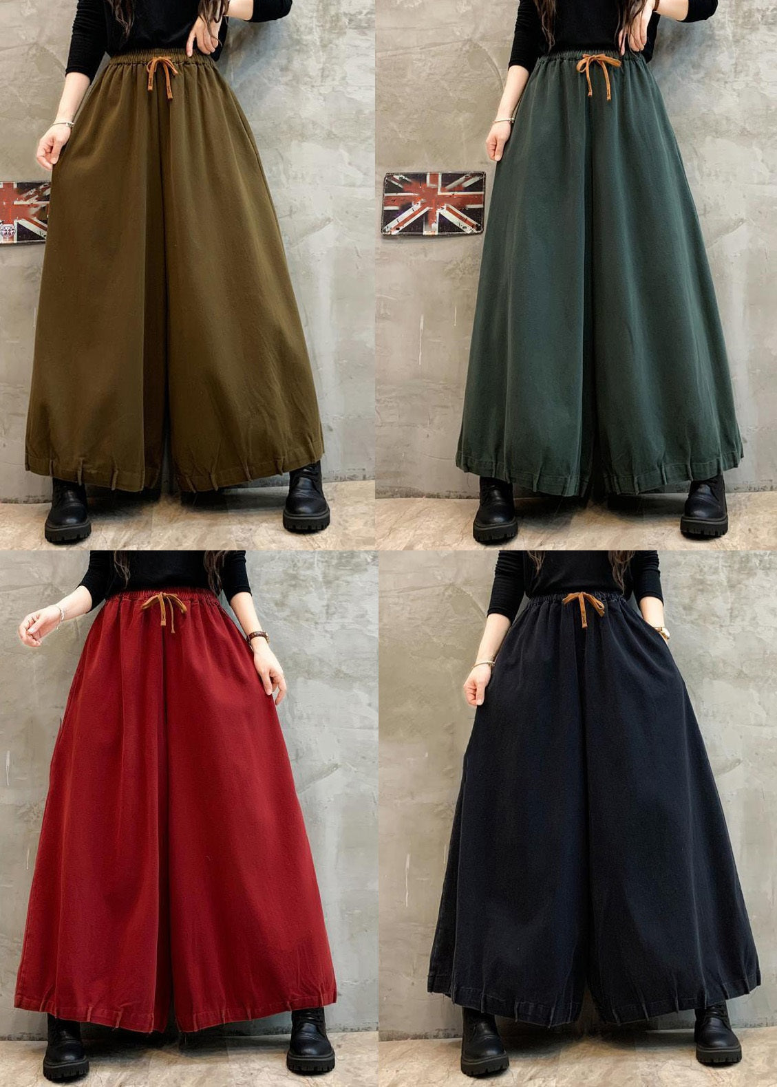 A Vintage Style Pants with Delicate Timeless Details