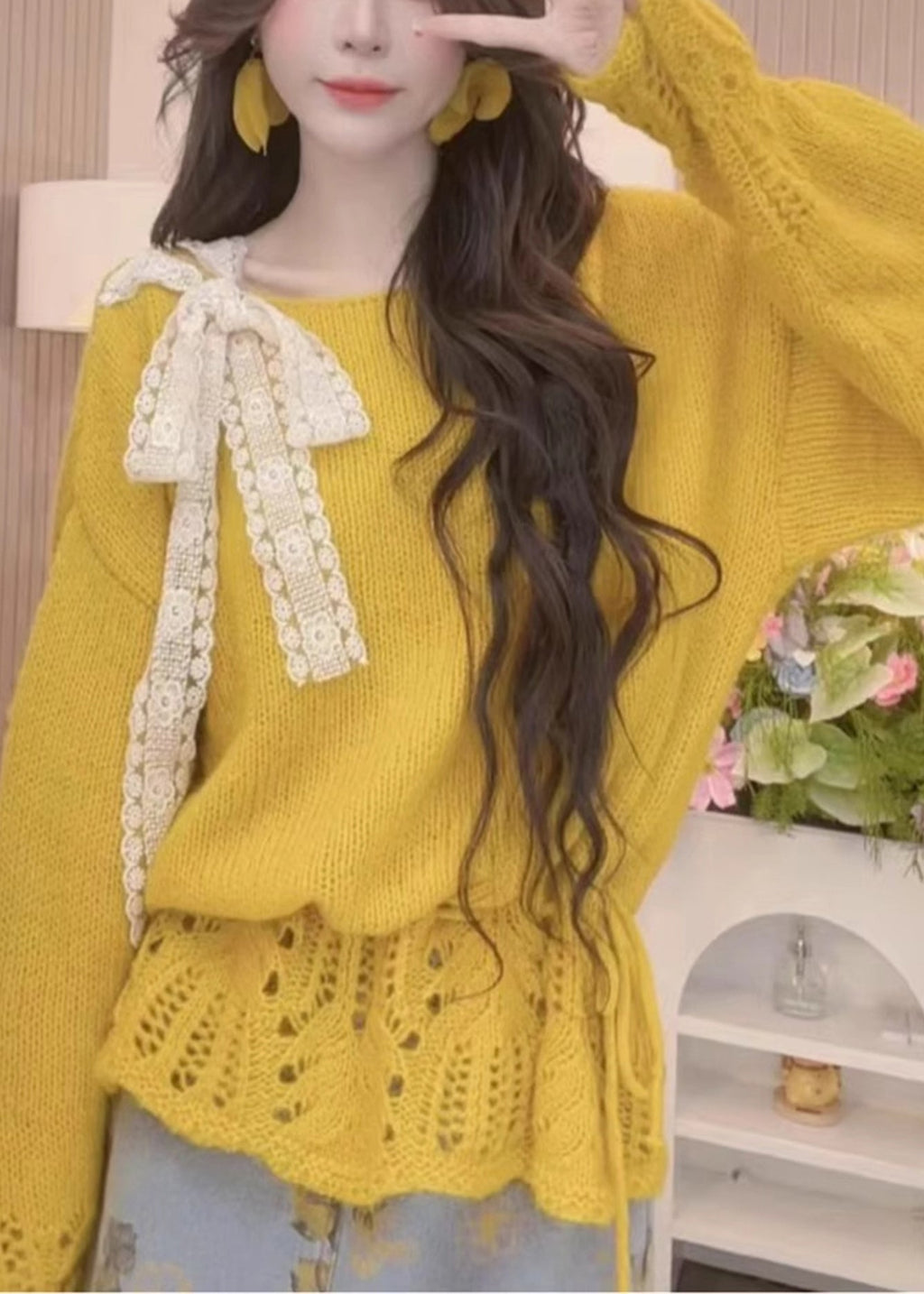 Vintage Inspired Sweater with a Contemporary Edge