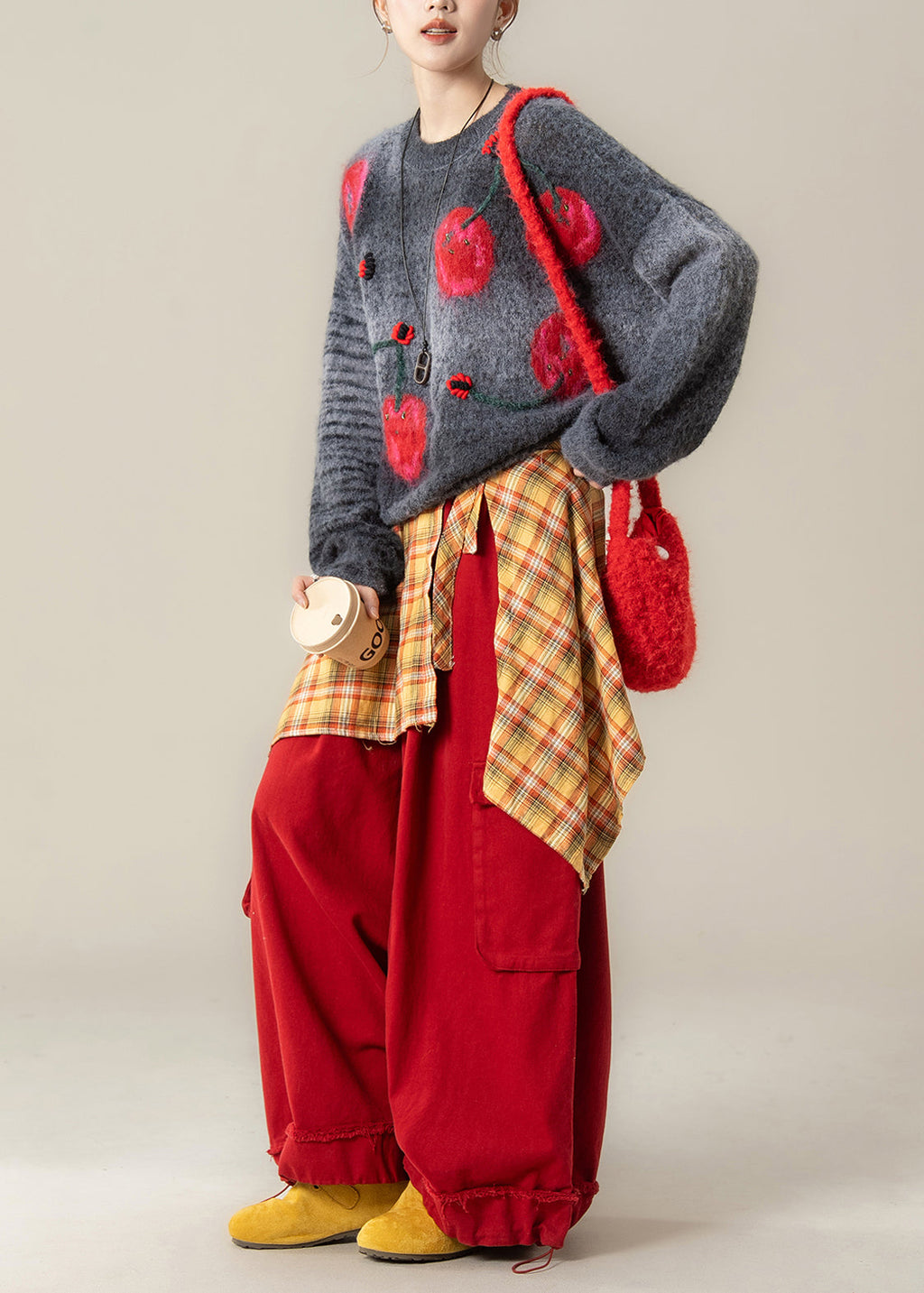 Classic Vintage Sweater with a Flattering Fit