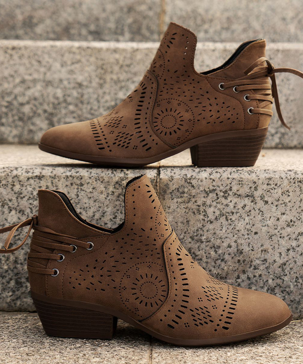 Vintage Inspired Orthopedic Boots