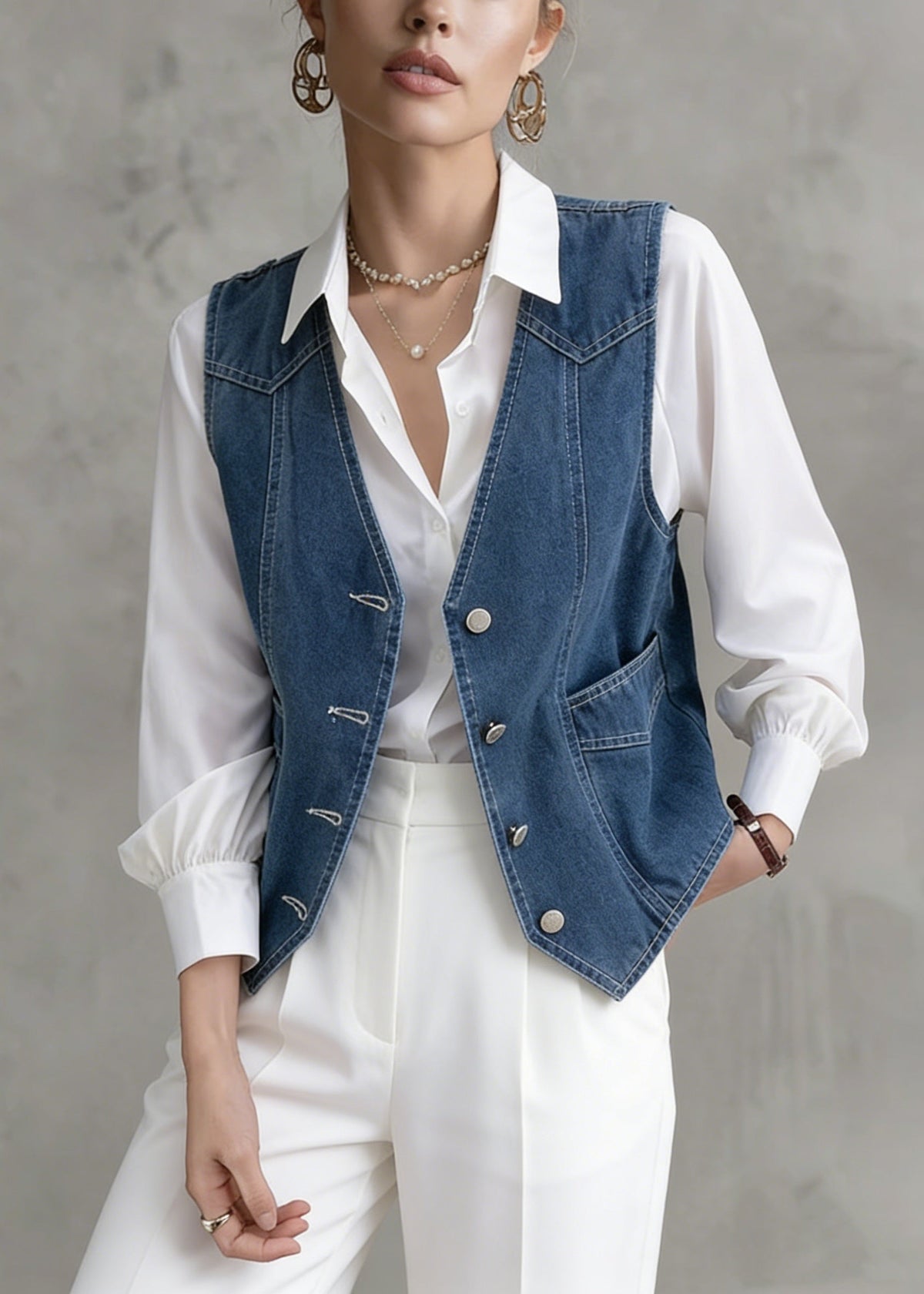 Well Tailored Garment with a Graceful Silhouette