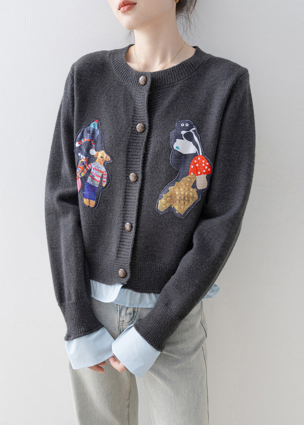 Classic Vintage Cardigan with a Flattering Fit