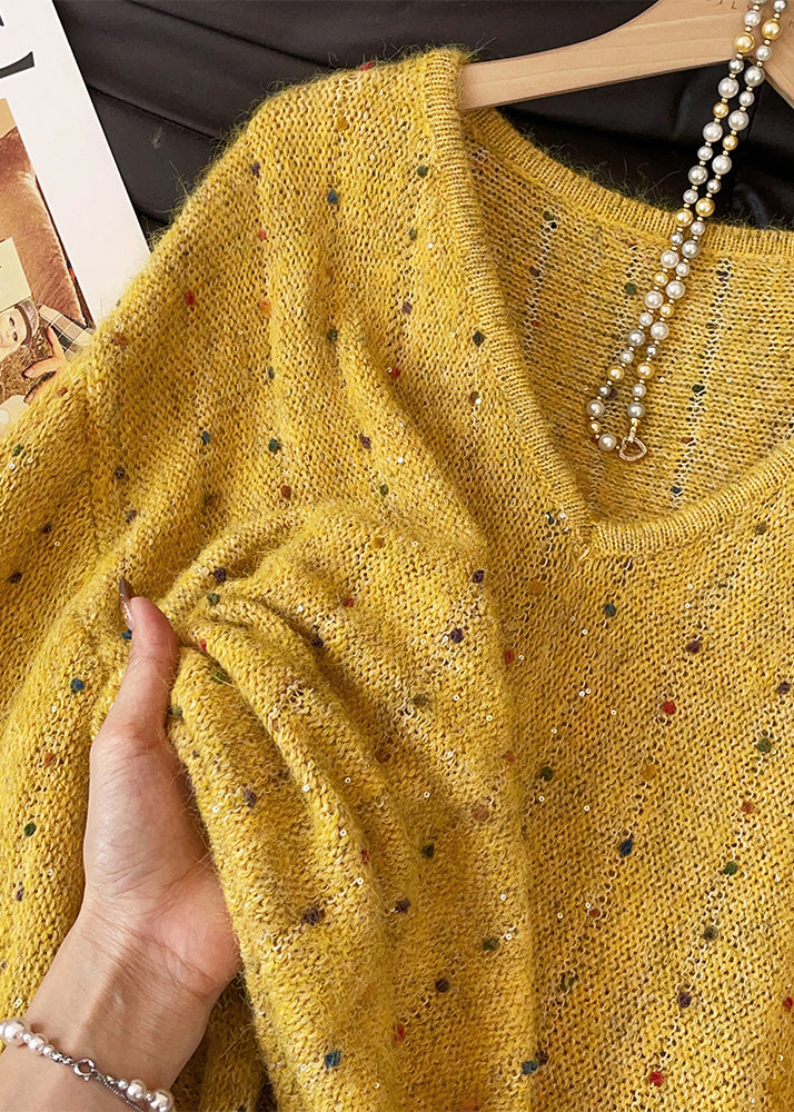 A Vintage Style Sweater with Delicate Timeless Details
