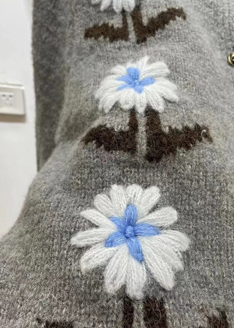A Vintage Style Sweater with Delicate Timeless Details