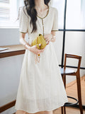 A Vintage Style Dress with Delicate Timeless Details