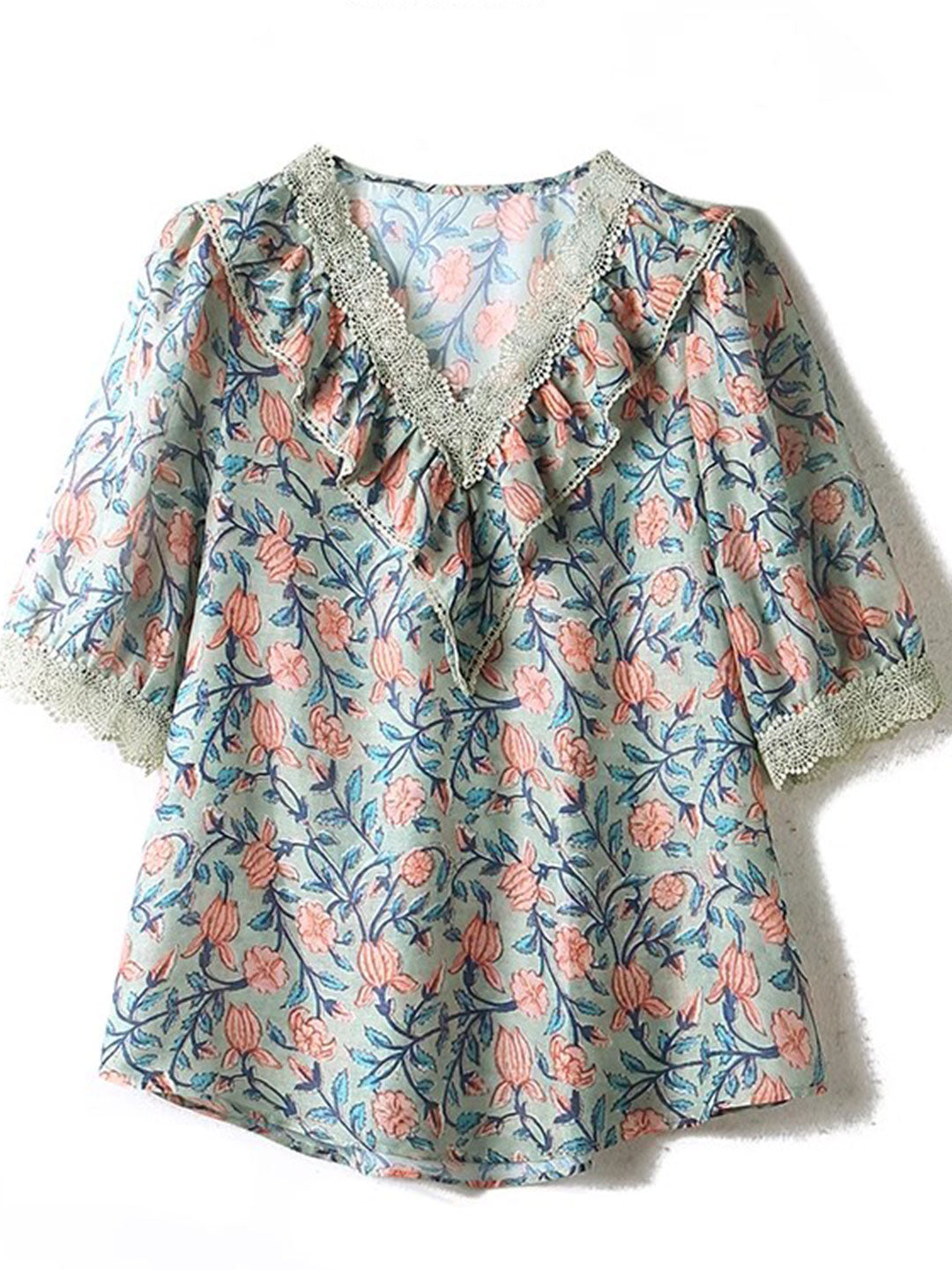 A Vintage Style Shirt with Delicate Timeless Details