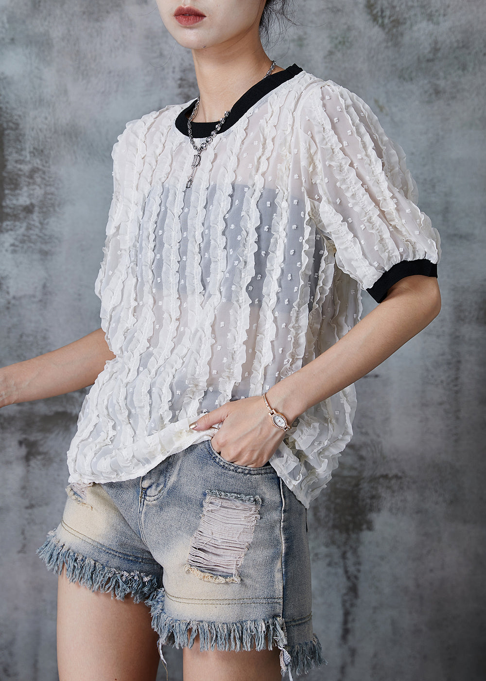 Gracefully Styled Top for Any Occasion