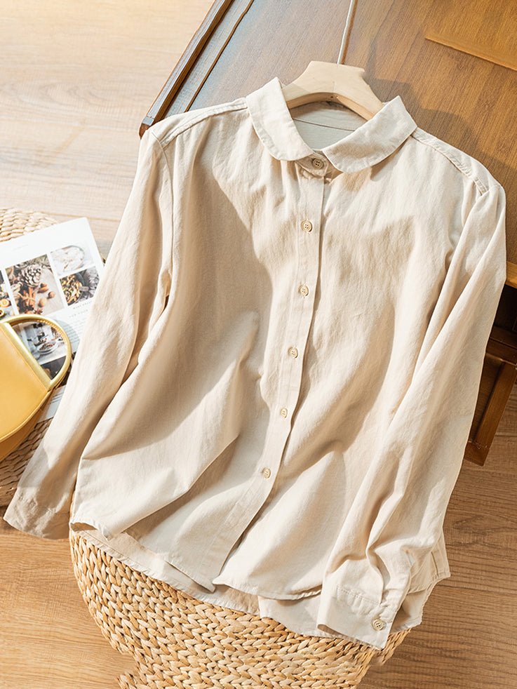 A Vintage Style Shirt with Delicate Timeless Details