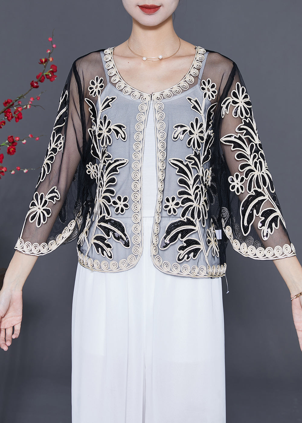 Classic Vintage Cardigan with a Flattering Fit