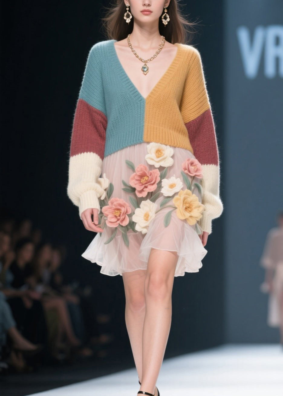 Vintage Inspired Sweater with a Contemporary Edge