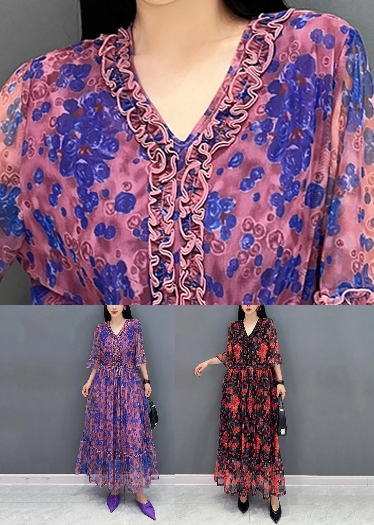 Classic Vintage Dress with a Flattering Fit