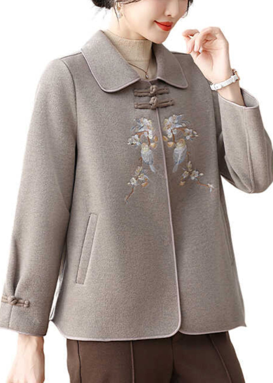A Vintage Style Coat with Delicate Timeless Details