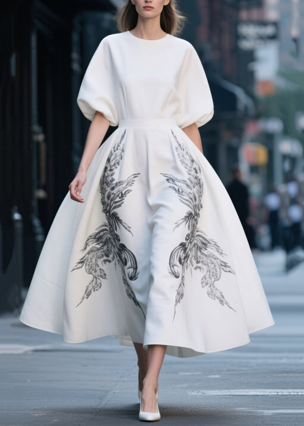 A Vintage Style Dress with Delicate Timeless Details