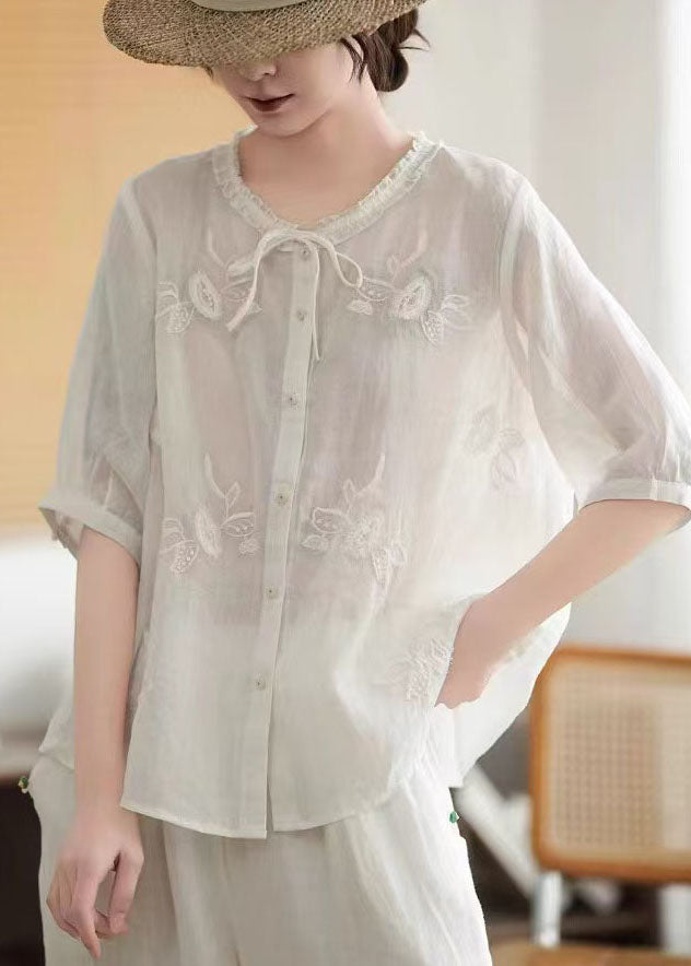 A Vintage Style Top with Delicate Timeless Details