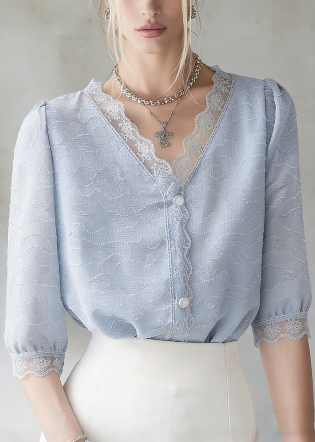 A Vintage Style Top with Delicate Timeless Details