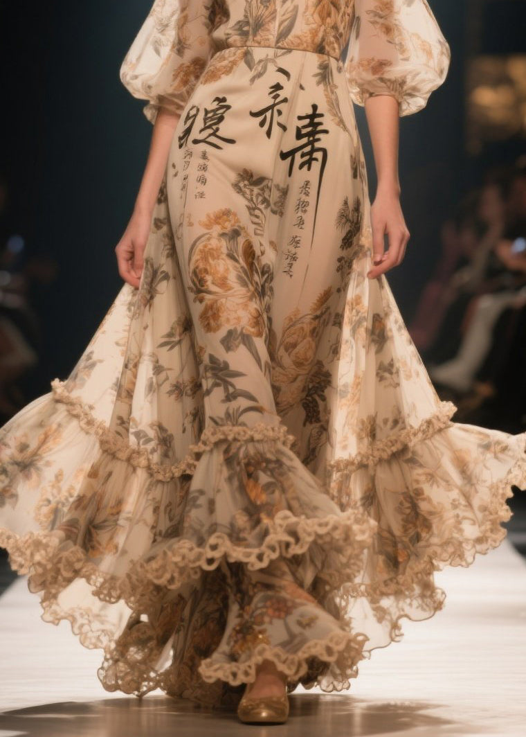 A Vintage Style Dress with Delicate Timeless Details