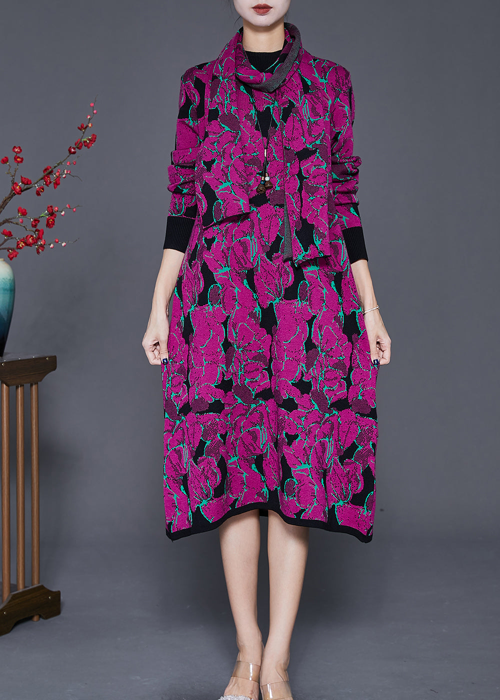 Classic Vintage Dress with a Flattering Fit