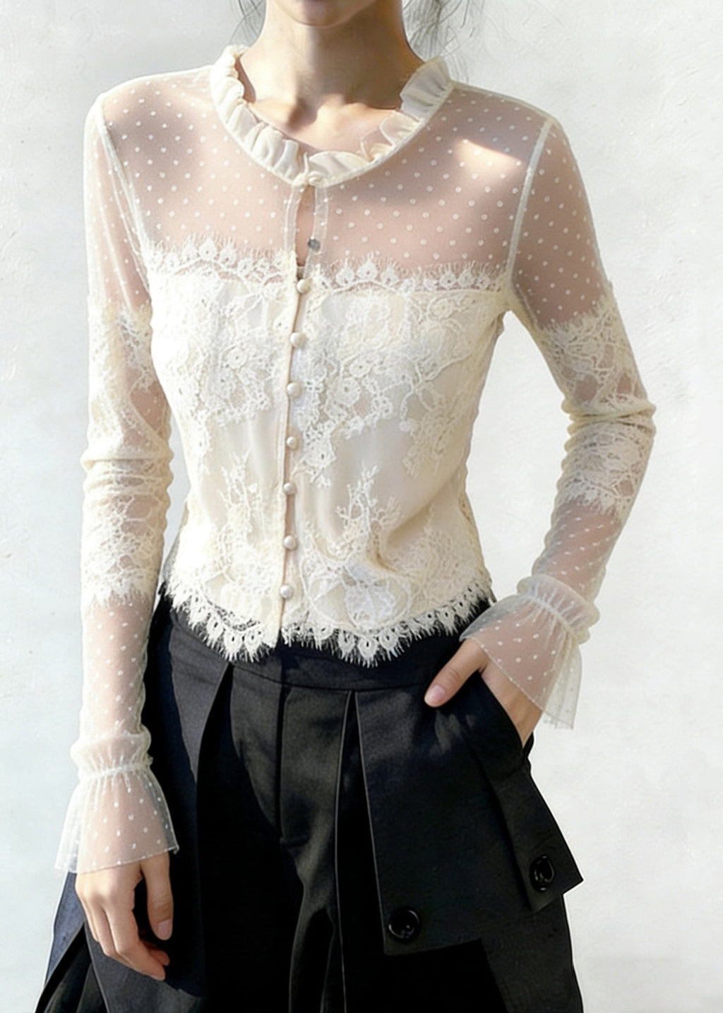 Beautifully Finished Blouse in a Timeless Design