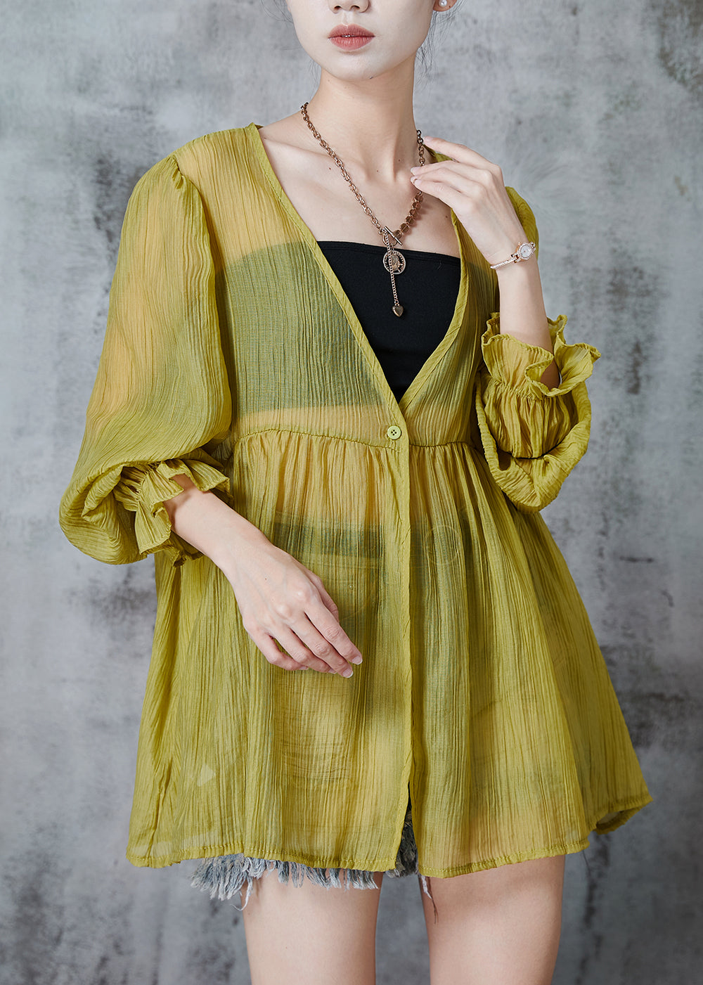 A Vintage Style Coat with Delicate Timeless Details