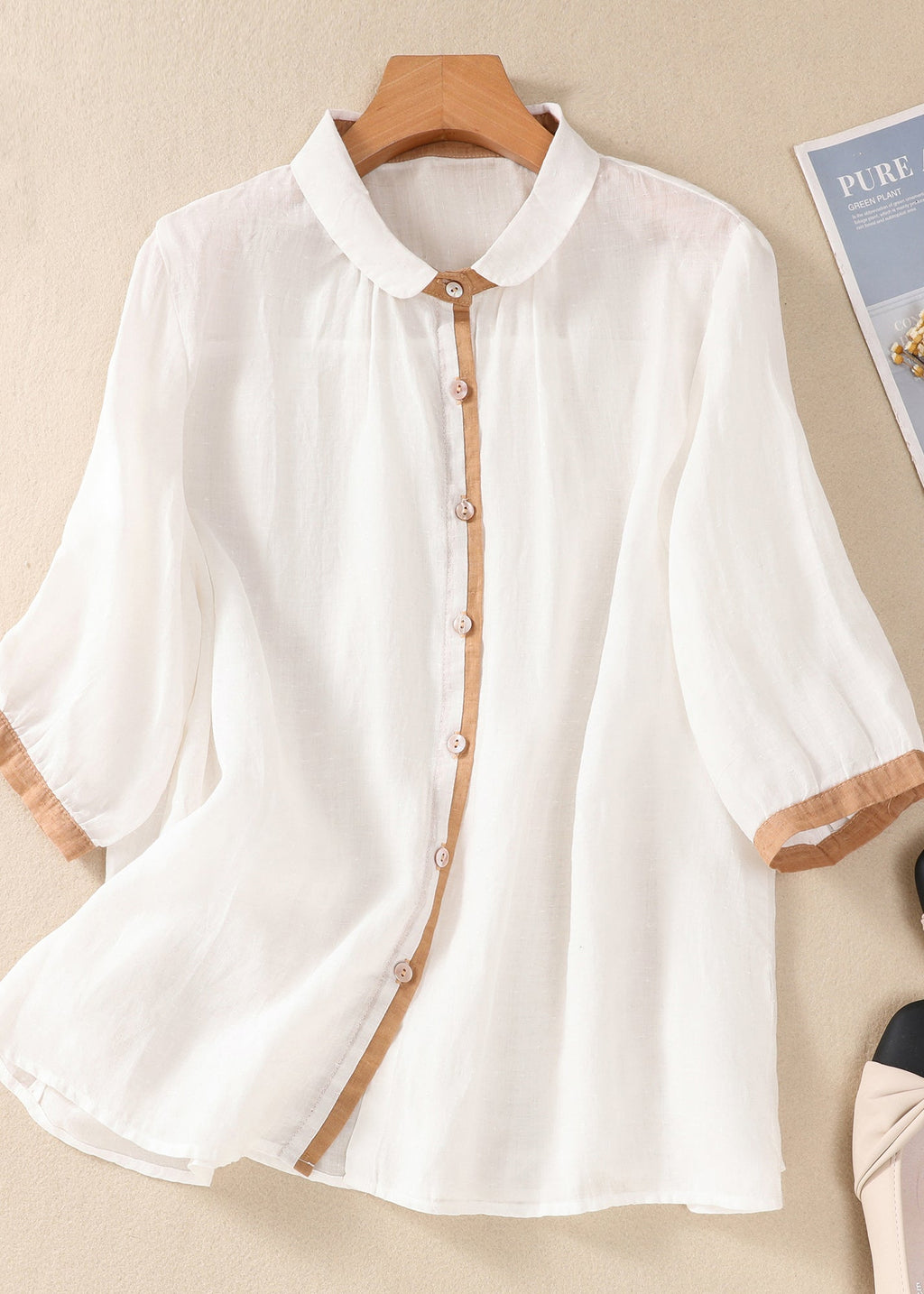 Classic Vintage Blouse with a Flattering Fit