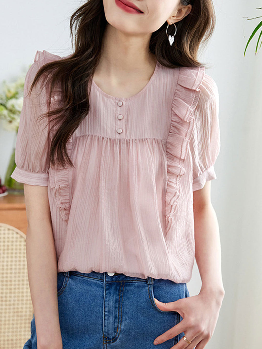 Vintage Inspired Blouse with a Contemporary Edge