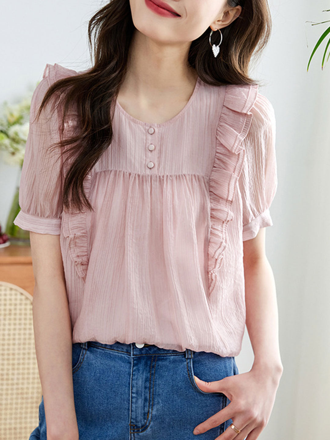 Vintage Inspired Blouse with a Contemporary Edge