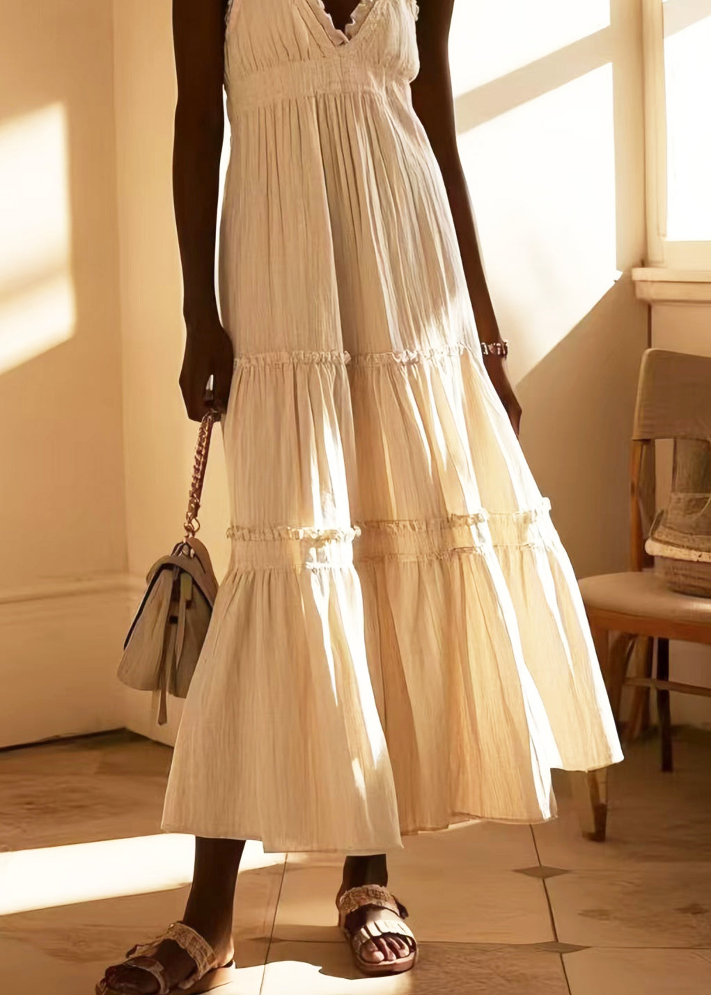 A Vintage Style Dress with Delicate Timeless Details