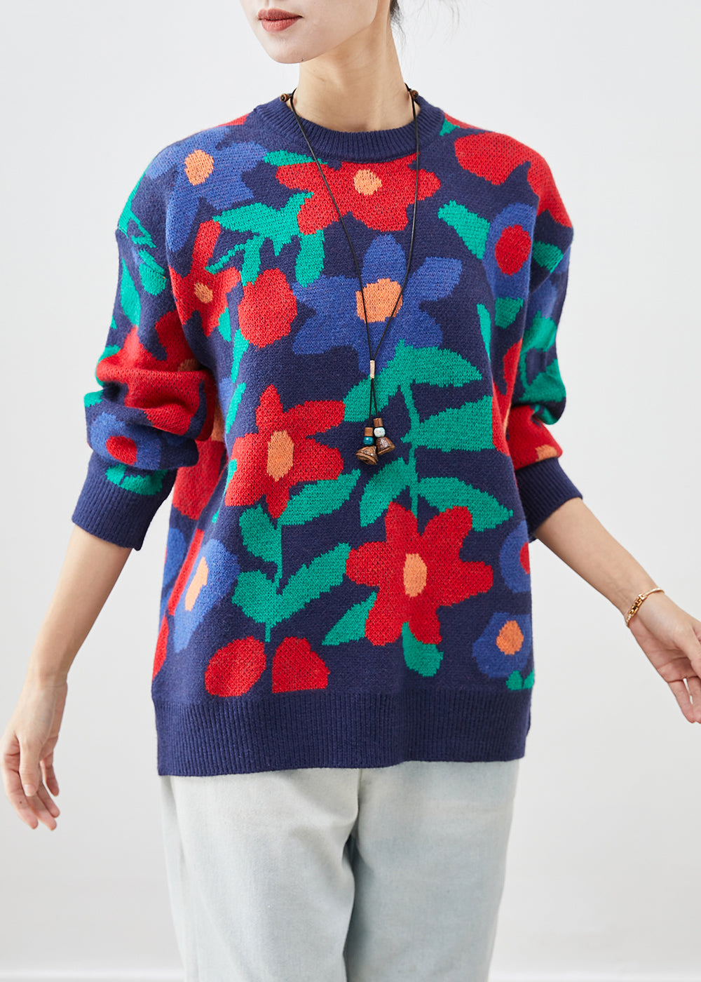 A Vintage Style Sweater with Delicate Timeless Details