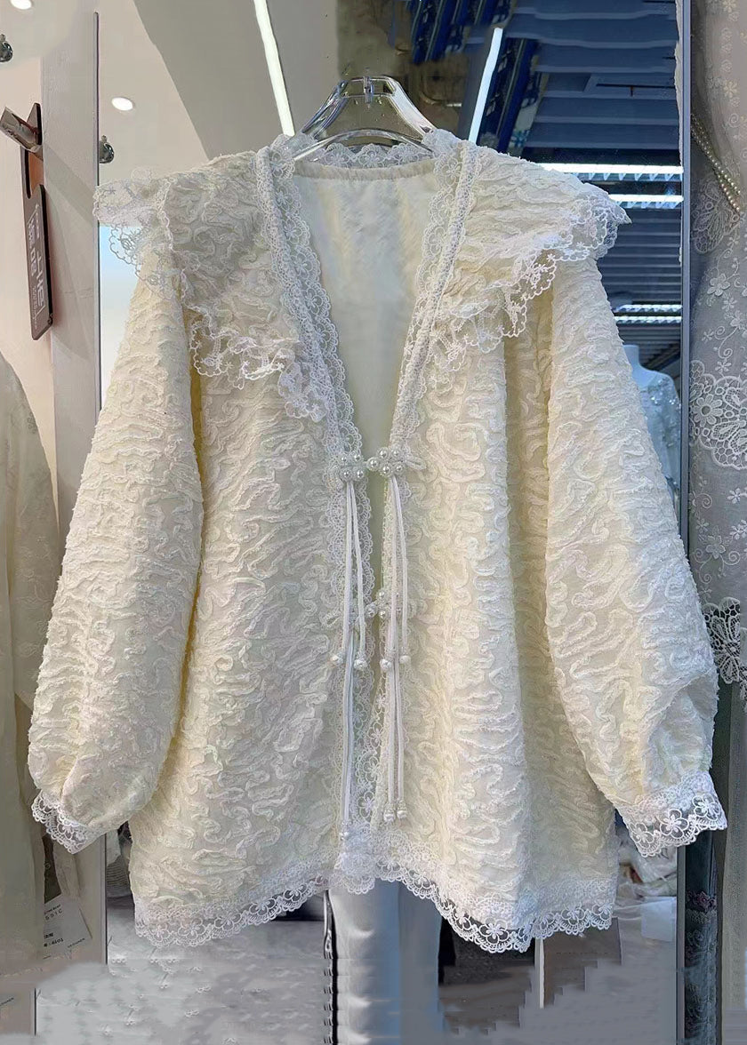 A Vintage Style Coat with Delicate Timeless Details